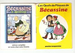 Livre  BECASSINE  LES OEUFS DE PAQUES MINI CONTE - MINI LIVRE Extrait De L'Enfance De Bécassine Gautier Languereau 1970 - Bécassine