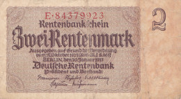 Germany 2 Rentenmark 1937 - 2 Rentenmark