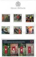 GRAN BRETAGNA 2009 Pompieri Serie 6v + Foglietto Cassette Postali , MNH** - Ongebruikt