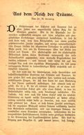 Aus Dem Reich Der Träume / Artikel, Entnommen Aus Kalender / 1907 - Colis
