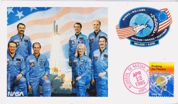 1985 USA  Space Shuttle Discovery  STS-51-D Postal Card - America Del Nord