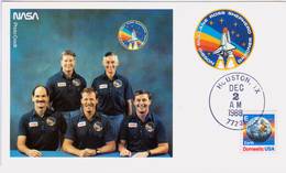 1988 USA  Space Shuttle Atlantis  STS-27 Postal Card - América Del Norte