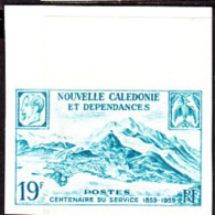 New Caledonia (1959) Aerial View Of Port-de-France. Trial Color Proof.  Scott No 316, Yvert No 300. - Imperforates, Proofs & Errors