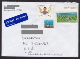 CANADA COVER WITH INUITS , FORTS & PARLIAMENT STAMPS - Cartas & Documentos