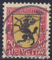 Pro Juventute No 31.1.01, Variété : Grappe De Droite Rouge - Abarten