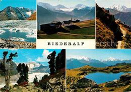 12856105 Riederalp Bergsee Gletscher Alpenpanorama Riederalp - Riederalp