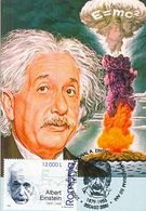 ALBERT EINSTEIN, INTERNATIONAL YEAR, MAXIMUM CARD, 2006, ROMANIA - Albert Einstein