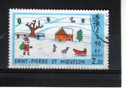 St Pierre & Miquelon--N° 533 -- Noel 1990 - Oblitérés