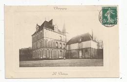 Cp, 89 , CHAMPIGNY , Le Château , Voyagée - Champigny