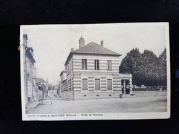 CPA D58 St Pierre Le Moutier Ecole De Garcons - Saint Pierre Le Moutier