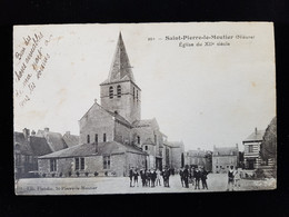 CPA D58 St Pierre Le Moutier Eglise - Saint Pierre Le Moutier