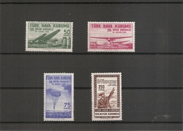 Turquie ( Série De 4 Timbres Privés XXX -MNH- De PA De 1961) - Luchtpost