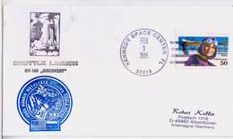 1995 USA  Space Shuttle Discovery STS-63 Commemorative Cover - America Del Nord