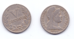 Colombia 5 Centavos 1946 - Colombie