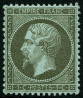 ** N°19 1c Olive - TB - 1862 Napoleon III