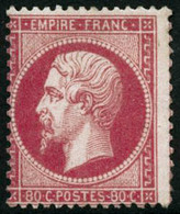 ** N°24 80c Rose - B - 1862 Napoleon III