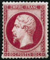 ** N°24a 80c Rose Foncé - TB - 1862 Napoleon III