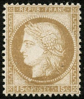 * N°55 15c Bistre - TB - 1871-1875 Ceres