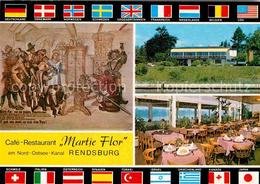 32853154 Rendsburg Cafe-Restaurant Martje Flor Nord-Ostsee-Kanal  Rendsburg - Rendsburg