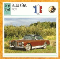 1958 FRANCE VIEILLE VOITURE FACEL VEGA HK 500 - FRANCE OLD CAR - FRANCIA VIEJO COCHE - VECCHIA MACCHINA - ALTES AUTO - Cars