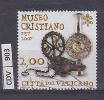 VATICANO  2007	Museo Cristiano, 2,00 Usato - Oblitérés