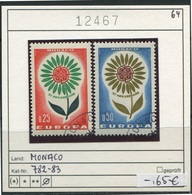 Monaco - Michel 782-783 - Oo Oblit. Used Gebruikt - Gebruikt