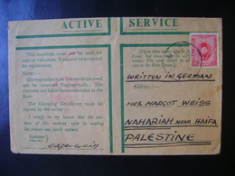 EGYPT - LETTER SUBMITTED TO PALESTINE IN THE STATE - Lettres & Documents