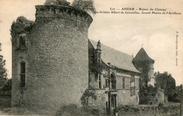 46. CPA. ASSIER.  Ruines Du Chateau Que Fit Batir Albert De Ginouillac Grand Maitre De L'artillerie. 1903. - Assier