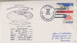 USA 1978 Flown Cover From McMurdo To Byrd Station Ca Nov 25 1978 (38581) - Polare Flüge