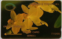 Trinidad And Tobago 5CTTD  TT$100  " Orchid " - Trinidad En Tobago