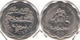 Bahamas 10 Cents 1989 Km#61 - Used - Bahamas