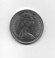 Piece  10 Pence Elizabeth II  1973 - Autres & Non Classés