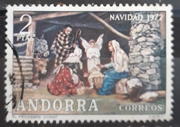 ANDORRA ESPAÑOLA 1972 Christmas Stamp. USADO - USED. - Usati