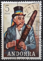 ANDORRA ESPAÑOLA 1972 Folklore. USADO - USED. - Usati