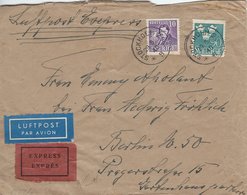 Sweden - Airmail - Express.  Geprüft.  Cover Sent To Germany  1940     # 794 # - Briefe U. Dokumente