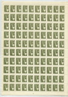 SOVIET UNION 1949 Definitive 20 K. Complete Sheet Of 100 Stamps MNH / **. Michel 1332 I    €300 - Full Sheets
