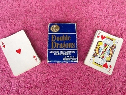 32 Cartes à Jouer  Double Dragons - 32 Cartes