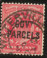 GB 1902 1d KEVII GOVT PARCELS SG O74 U #ALG58 - Service