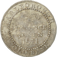 Monnaie, Grande-Bretagne, Silver Token Marlborough, 6 Pence, 1811, TTB+, Argent - G. 6 Pence
