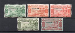 !!! NOUVELLES HEBRIDES : TAXES N°11/15 LEGENDE FRANÇAISE. 4 VALEURS NEUVES **, 1 VALEUR *(N°14). PAS DE ROUSSEURS - Neufs