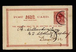 A5438) New Zealand Karte Cromwell 16.03.1891 To Dunedin - Covers & Documents