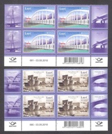 EUROPA - Bridges  Estonia 2018 MNH 2 Stamps In Blocks Of 4 Mi 919-20 - 2018