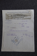 Facture Ancienne, BELLEVILLE Sur SAONE - Manufacture D'appareils Agricoles, Etablt P.BERTHOUD. - Agriculture