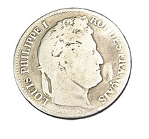 1 Franc - Louis Philippe  - France - 1835 A - B+ - Argent - - 1 Franc