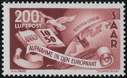 SARRE Poste Aérienne N°13**,  200f Luxe - Airmail