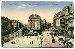 CPA - Carte Postale - Belgique - Bruxelles - Place De Brouckère Et Monument Anspach - 1914 (CP2790) - Gesundheit, Krankenhäuser