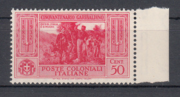 Emissioni Generali - Cinquantenario Garibaldino (1932) - 50 Cent. ** - General Issues