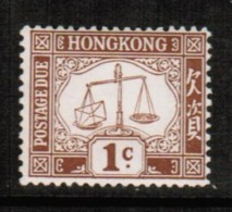 HONG KONG  Scott # J 1* F-VF MINT LH - Impuestos