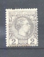 Monaco 1885 Charles III 2C Mi.2 MH AM.539 - Nuevos