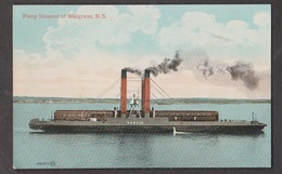 Railcar Ferry SS Scotia At Mulgrave - Very Scarce Card - Cape Breton